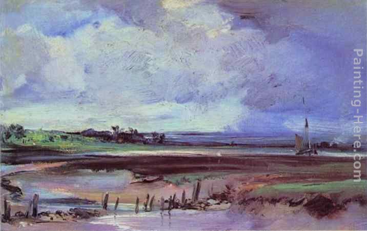 Richard Parkes Bonington Les Salinieres by Trouville